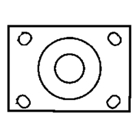 Total Locking Caster, Swivel with Brake, 6" (152.4 mm), Rubber, 450 lbs. (204 kg.) EastCoast Offshore Supplies