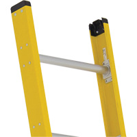 Single Section Straight Ladder - 6100 Series, 10', Fibreglass, 375 lbs., CSA Grade 1AA EastCoast Offshore Supplies
