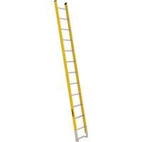 Single Section Straight Ladder - 6100 Series, 12', Fibreglass, 375 lbs., CSA Grade 1AA EastCoast Offshore Supplies