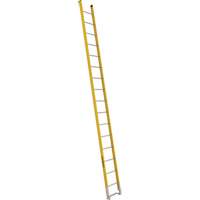 Single Section Straight Ladder - 6100 Series, 16', Fibreglass, 375 lbs., CSA Grade 1AA EastCoast Offshore Supplies
