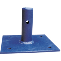 Scaffolding Accessories - Fixed Base Plate, Base Plate, 6" W x 6" H EastCoast Offshore Supplies