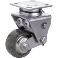 Heavy-Duty Caster, Swivel, 4" (101.6 mm), Solid Elastomer, 900 lbs. (408 kg.) EastCoast Offshore Supplies