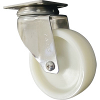 Roulette, Pivotant, 4" (101,6 mm), Nylon, 200 lb (91 kg) EastCoast Offshore Supplies