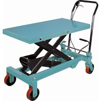 Heavy-Duty Hydraulic Scissor Lift Table, 39-3/8" L x 20-1/8" W, Steel, 1650 lbs. Capacity EastCoast Offshore Supplies