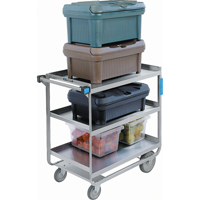 Heavy-Duty U Frame Carts, 3 Tiers, 23" W x 37-1/8 H x 38-5/8" D, 700 lbs. Capacity EastCoast Offshore Supplies