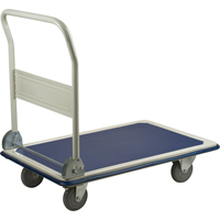 Chariot &agrave; plateforme avec poign&eacute;e pliante, Acier, 660 lb, 35" lo x 23" la, Hauteur 33" EastCoast Offshore Supplies