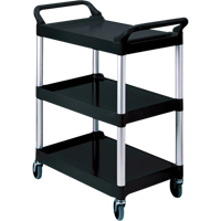 Chariot de service, 3 tiers, 19" x 38" x 34", Capacit&eacute; 200 lb EastCoast Offshore Supplies