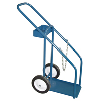 Gas Cylinder Carts, Semi-Pneumatic Wheels, 12" W x 16" L Base, 1000 lbs. EastCoast Offshore Supplies