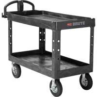 Chariot utilitaire robuste, 2 tiers, 25-1/4" x 33-1/4" x 55", Capacit&eacute; 750 lb EastCoast Offshore Supplies