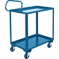 Ergonomic Shelf Truck, 800 lbs. Capacity, Steel, 20" W x 37" H x 32" D, Lip Up EastCoast Offshore Supplies