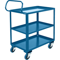 Ergonomic Shelf Truck, 800 lbs. Capacity, Steel, 20" W x 37" H x 32" D, Lip Up EastCoast Offshore Supplies
