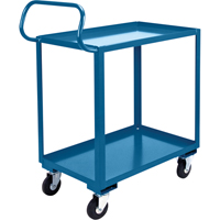 Ergonomic Shelf Truck, 800 lbs. Capacity, Steel, 26" W x 37" H x 38" D, Lip Up EastCoast Offshore Supplies