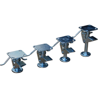 Floor Lock Brakes - Standard Duty, 6-13/16" Extended Height, 5-3/4" Retracted Height, Galvanized EastCoast Offshore Supplies