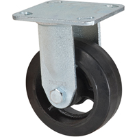 Mold-on Caster, Rigid, 5" (127 mm), Rubber, 440 lbs. (199 kg.) EastCoast Offshore Supplies