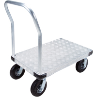 Aluminum Platform Truck, 24" W x 36" L, 1400 lbs. Cap., Pneumatic Wheels EastCoast Offshore Supplies