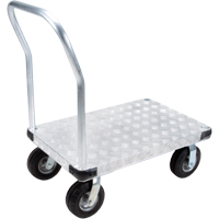 Aluminum Platform Truck, 24" W x 36" L, 1100 lbs. Cap., Flat Free Wheels EastCoast Offshore Supplies