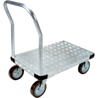 Aluminum Platform Truck, 24" W x 36" L, 4000 lbs. Cap., Polyurethane Wheels EastCoast Offshore Supplies