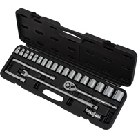 Metric Socket Set, 24 Pcs, 1/2" Drive Size EastCoast Offshore Supplies