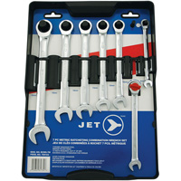 Jeu de cl&eacute;s longues RCWS-7M, Combinaison &agrave; cliquet, 7 morceaux, M&eacute;trique EastCoast Offshore Supplies