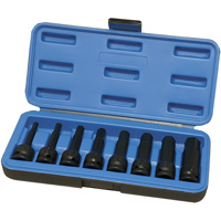 Jeu de cl&eacute;s &agrave; chocs m&eacute;triques, Hexagonale, Prise 1/2", 8 mr EastCoast Offshore Supplies