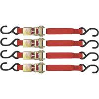 ITD-1154R Ratchet Tie Down Set, S-Hook, 1" W x 15' L, 1500 lbs. (680 kg) Working Load Limit EastCoast Offshore Supplies