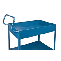 Deep Lipped Service Cart, 2 Tiers, 24" W x 47" H x 36" D, 1200 lbs. Capacity EastCoast Offshore Supplies