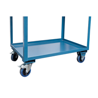 Mobile Service Cart, 2 Tiers, 24" W x 57" H x 40" D, 1200 lbs. Capacity EastCoast Offshore Supplies