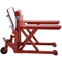 Scissor Pallet Lifter, 44" L x 27" W, Steel, 1100 lbs. Capacity EastCoast Offshore Supplies