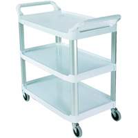Chariot avec tablette et parois ouvrantes, 3 tiers, 40" x 37" x 20", Capacit&eacute; 300 lb EastCoast Offshore Supplies