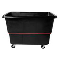 Heavy-Duty Utility Truck, Black Recycled Plastic, 59"/34-5/8" L x 34"/59-1/64" W x 42-1/16"/42-7/8" H, 27 cu. ft. Volume, 1200 lbs. Capacity EastCoast Offshore Supplies