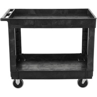 Flat Handle Utility Cart, 2 Tiers, 40" x 32-1/4" x 24", 500 lbs. Capacity EastCoast Offshore Supplies