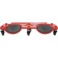 Rolling Knee Dolly, Plastic, Red, 350 lbs. Capacity EastCoast Offshore Supplies