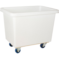 Tapered Wall Box Truck, White Polyethylene, 37" L x 26" W x 31" H, 9 cu. ft. Volume, 600 lbs. Capacity EastCoast Offshore Supplies