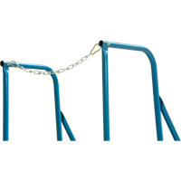 Trailer Access Rolling Ladder with Rails, 4 Steps, 22" Step Width, 37" Platform Height, Steel EastCoast Offshore Supplies