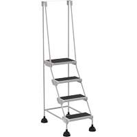 Stop-Step Ladders, 4 Steps, 16" Step Width, 38-3/16" Platform Height, Steel EastCoast Offshore Supplies