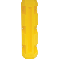 Slim Column Protector, 3" x 3" Inside Opening, 12" L x 12" W x 42" H, Yellow EastCoast Offshore Supplies