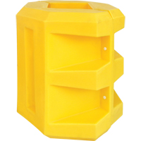 Short Column Protector, 6" x 6" Inside Opening, 24" L x 24" W x 24" H, Yellow EastCoast Offshore Supplies