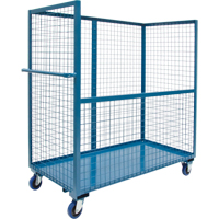 Chariot grillag&eacute; pour transport , Acier, 24" x 55" x 36", Capacit&eacute; 1200 lb EastCoast Offshore Supplies