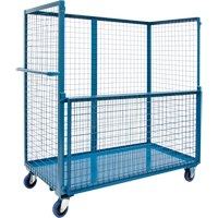 Wire Mesh Stock Truck, Steel, 24" x 55" x 36", 1200 lbs. Capacity EastCoast Offshore Supplies