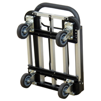 Chariot &agrave; plateforme avec poign&eacute;e pliante, Aluminium, 300 lb, 28" lo x 16" la, Hauteur 37,75" EastCoast Offshore Supplies