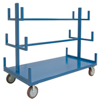 Mobile Pipe & Bar Rack, Steel, 48" W x 36" D x 60" H, 3000 lbs. Capacity EastCoast Offshore Supplies