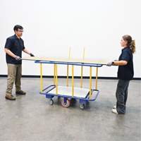 Horizontal Panel Cart, 63-7/16" x 28-1/2" x 40-15/16", 2000 lbs. Capacity EastCoast Offshore Supplies