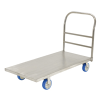 Platform Truck, 48" L x 24" W, 2000 lbs. Capacity, Polyurethane Casters EastCoast Offshore Supplies