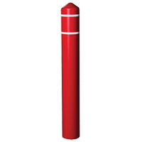 Enveloppe lisse pour butoir avec bandes r&eacute;fl&eacute;chissantes, 4" dia. x 56" l, Rouge EastCoast Offshore Supplies