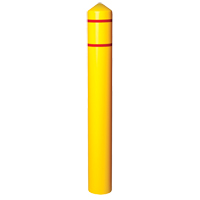 Enveloppe lisse pour butoir avec bandes r&eacute;fl&eacute;chissantes, 4" dia. x 56" l, Jaune EastCoast Offshore Supplies