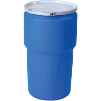 Nestable Polyethylene Drum, 14 US gal (11.7 imp. gal.), Open Top, Blue EastCoast Offshore Supplies
