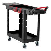 Heavy-Duty Adaptable Utility Cart, 2 Tiers, 17-3/4" x 36" x 46-1/5", 500 lbs. Capacity EastCoast Offshore Supplies
