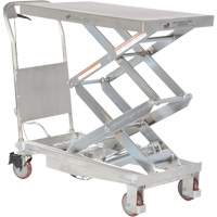 Manual Hydraulic Scissor Lift Table, 35-1/2" L x 20" W, Partial Stainless Steel, 800 lbs. Capacity EastCoast Offshore Supplies