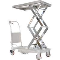 Manual Hydraulic Scissor Lift Table, 35-1/2" L x 20" W, Partial Stainless Steel, 800 lbs. Capacity EastCoast Offshore Supplies