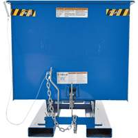 Self-Dumping Hopper, Steel, 1 cu.yd., Blue EastCoast Offshore Supplies